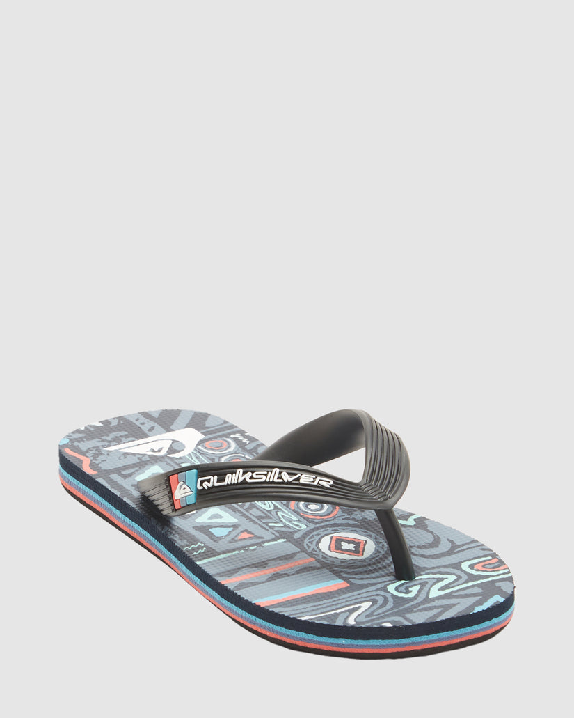 Boys 2-7 Molokai Art Flip-Flops