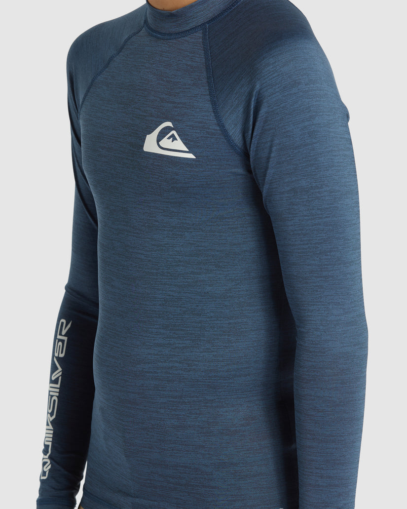 Boys 8-16 Everyday Solid Long Sleeve UPF 50 Surf T-Shirt