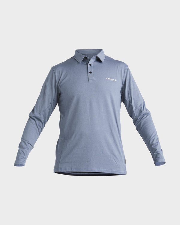 Mens Baitball Long Sleeve Upf 50 Surf Polo Shirt