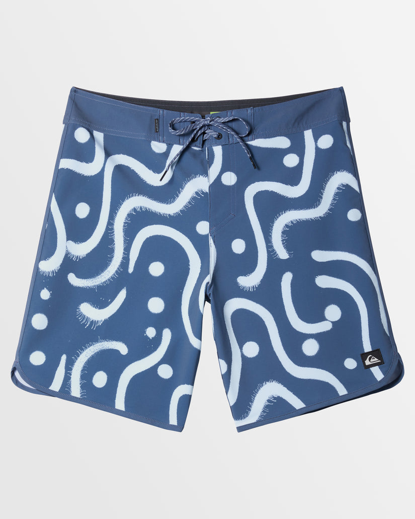 Mens Surfsilk Scallop 18" Boardshorts