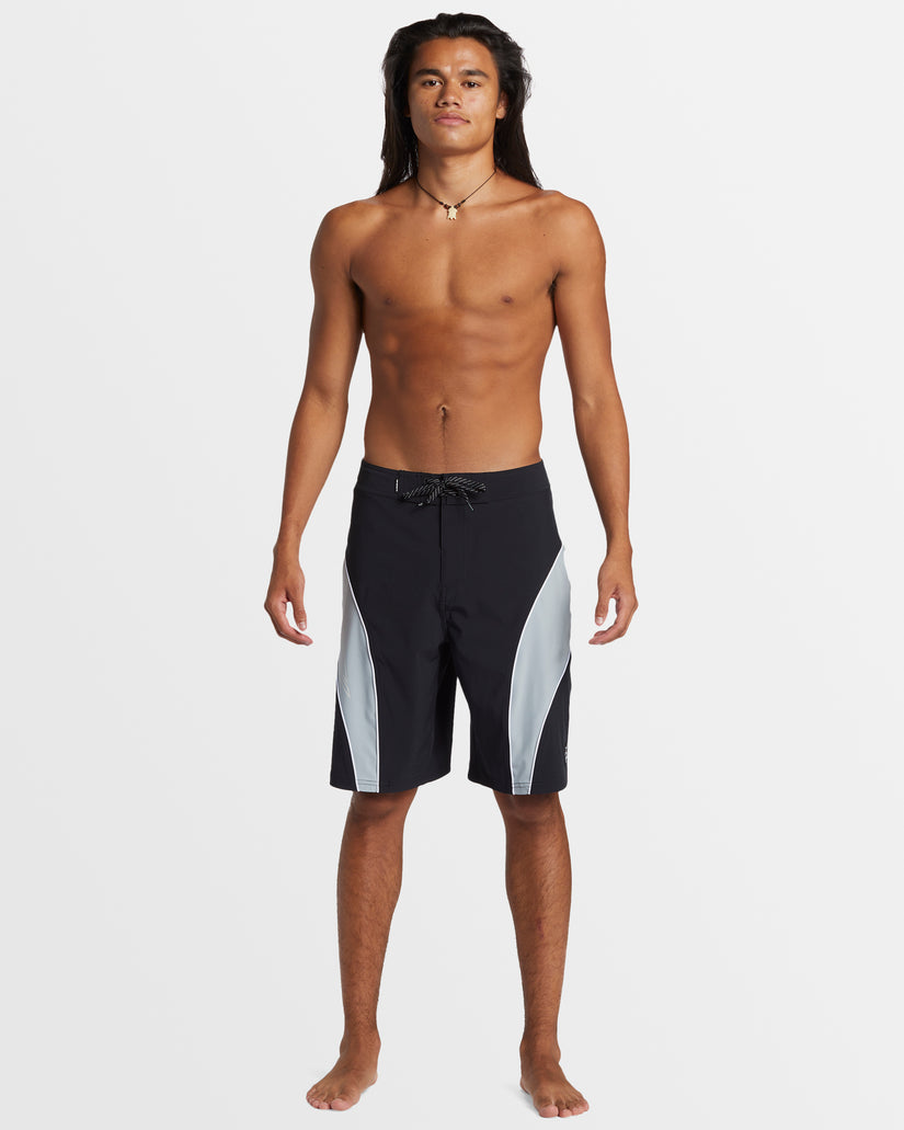 Mens Mercury Slash Panel 20" Boardshorts