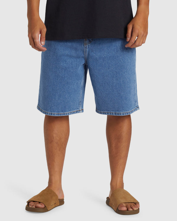 Mens Saturn Baggy Baggy Denim Shorts