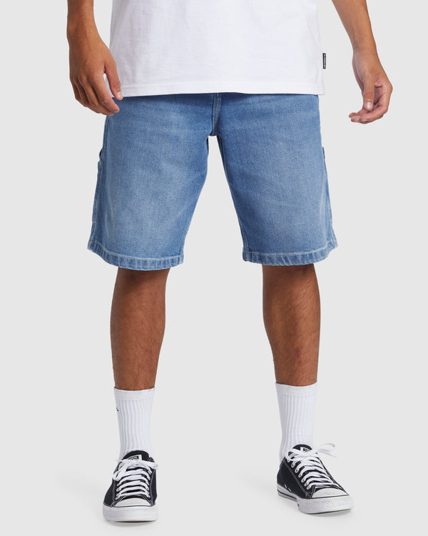 Mens Carpenter Denim Shorts