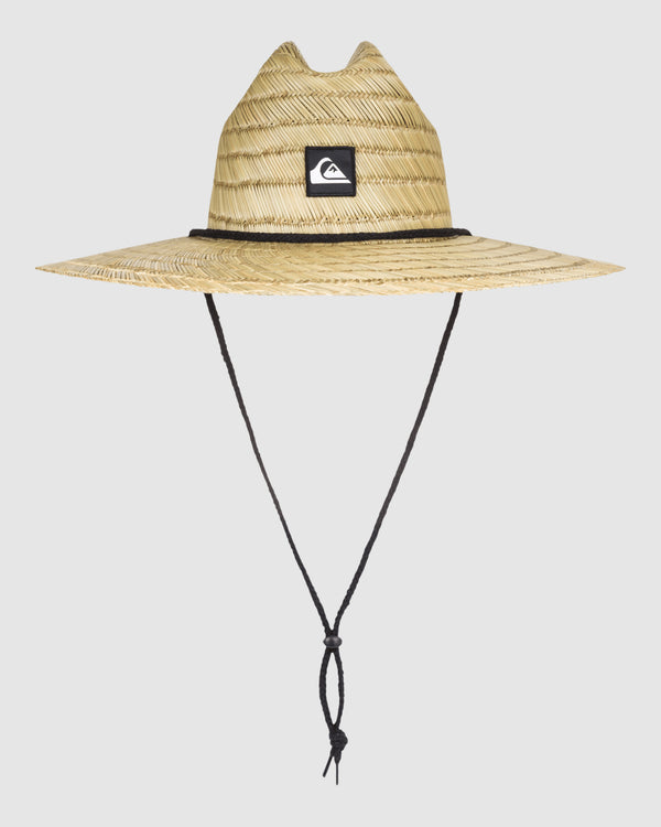 Mens Pierside Straw Lifeguard Hat