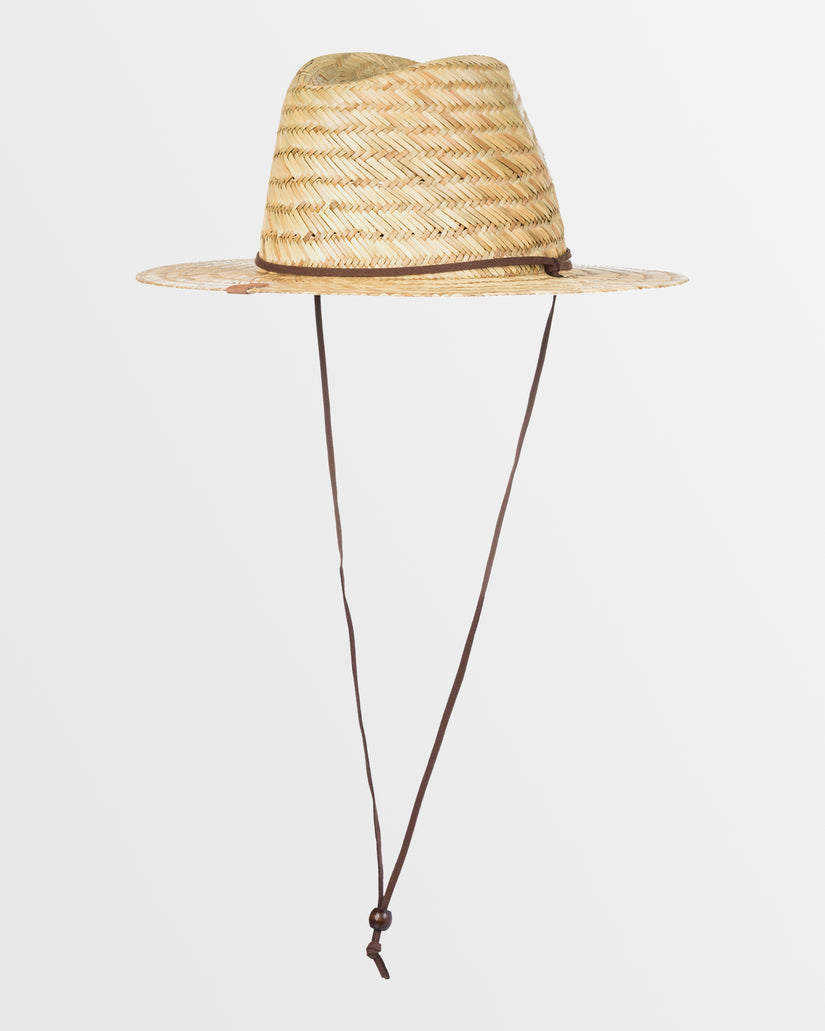 Mens Jettyside Straw Lifeguard Hat