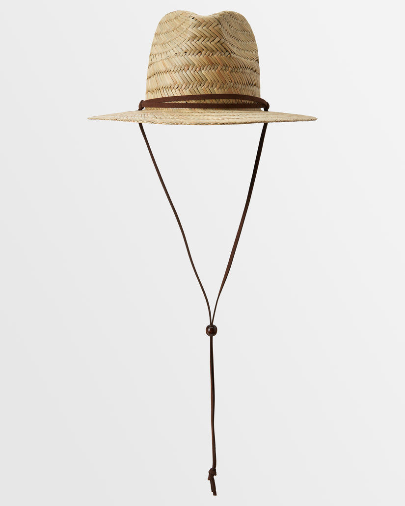 Mens Jettyside Straw Lifeguard Hat