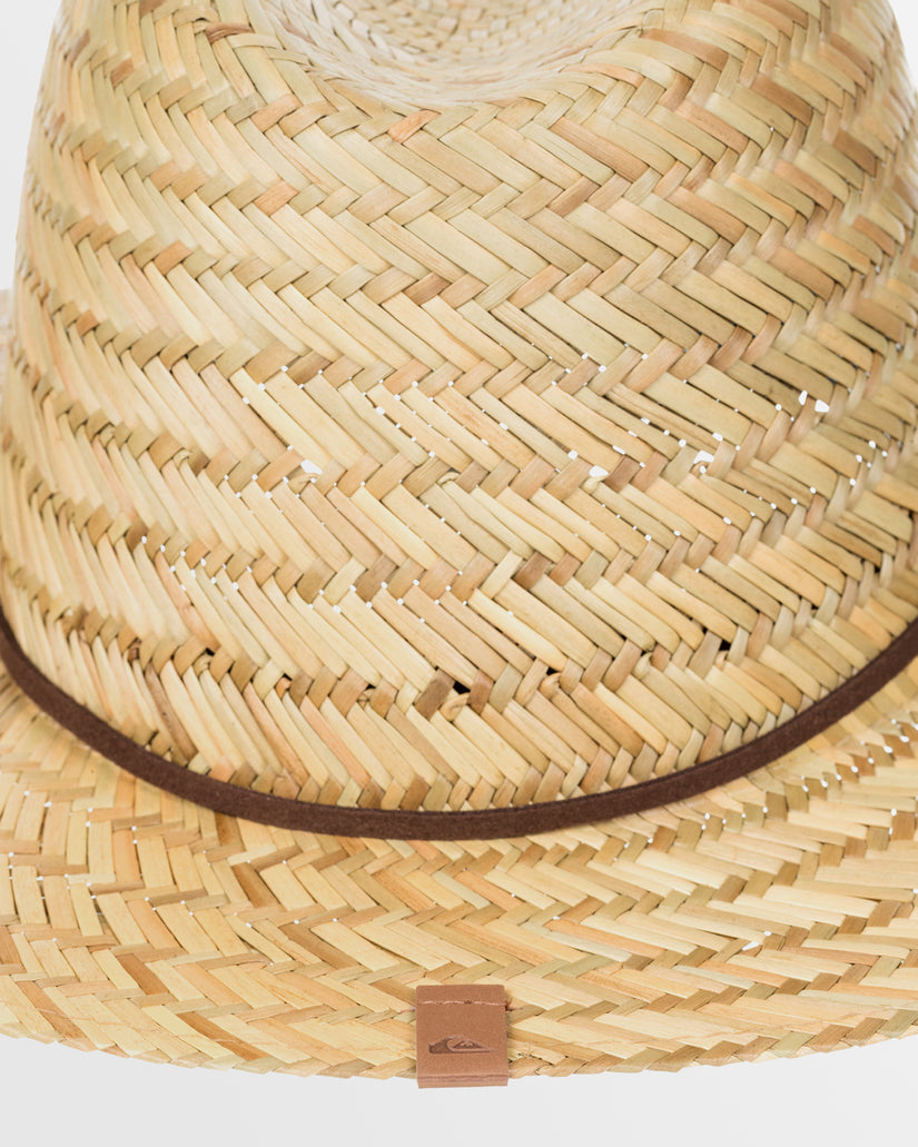 Mens Jettyside Straw Lifeguard Hat