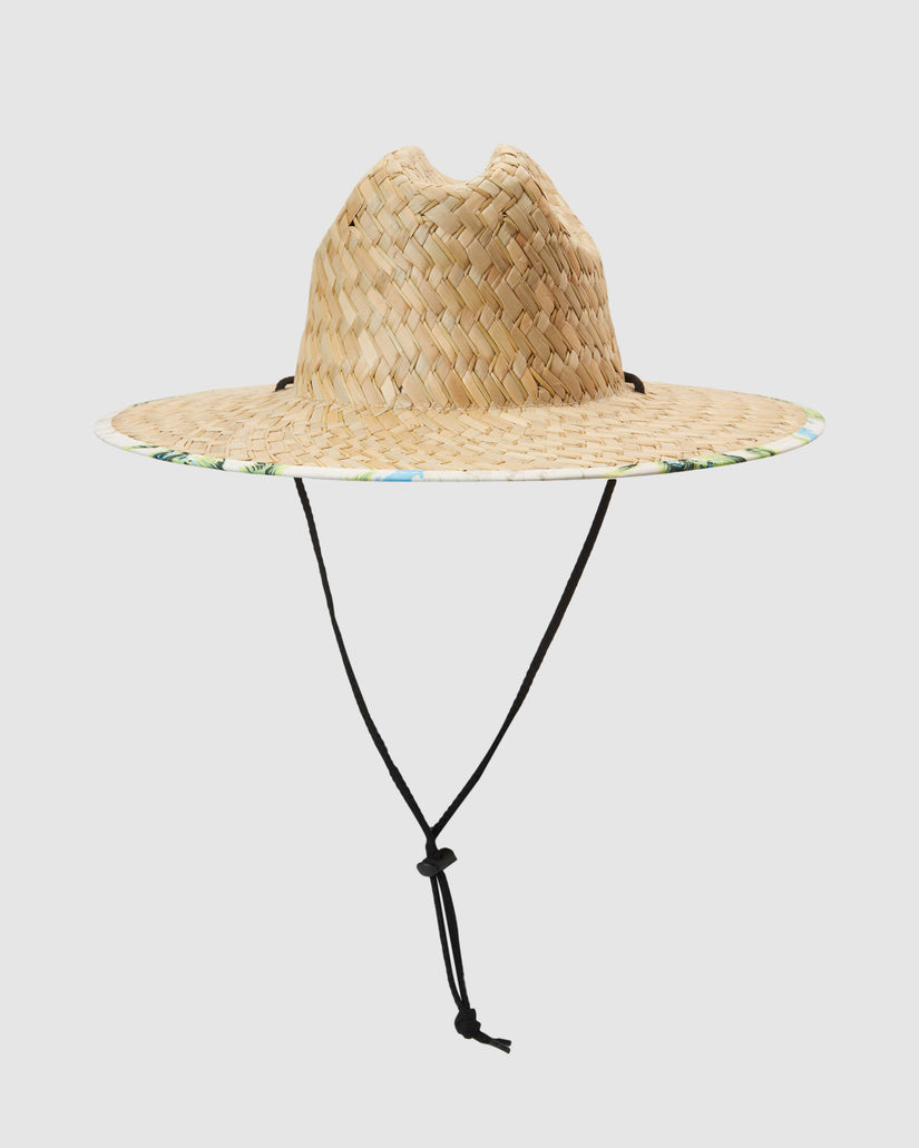 Mens Pierside Straw Lifeguard Hat