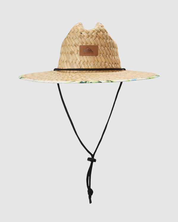 Mens Pierside Straw Lifeguard Hat