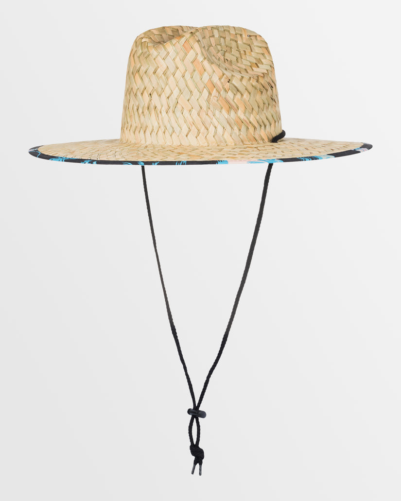 Mens Pierside Straw Lifeguard Hat