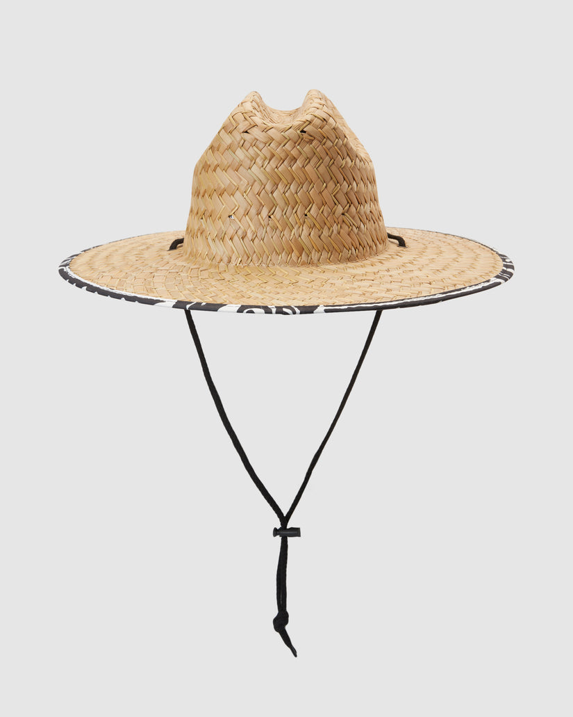 Mens Pierside Straw Lifeguard Hat