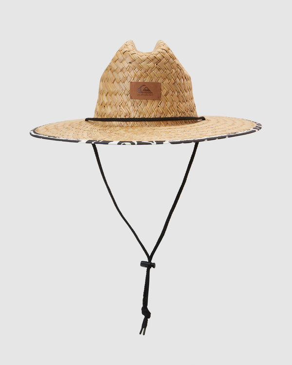 Mens Pierside Straw Lifeguard Hat