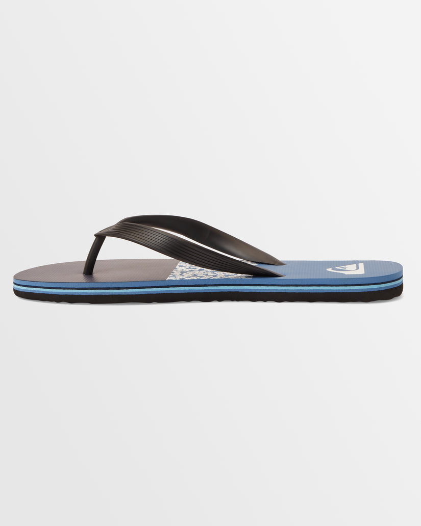 Mens Molokai Art Beach Flip-Flops