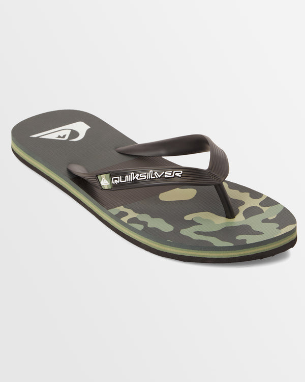 Mens Molokai Art Beach Flip-Flops