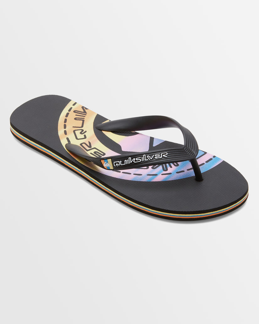 Mens Molokai Art Beach Flip-Flops