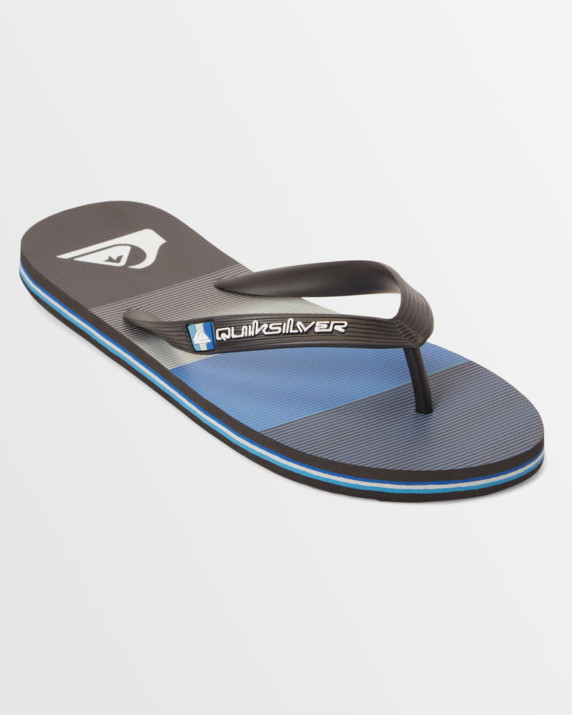 Mens Molokai Stripe Beach Flip-Flops