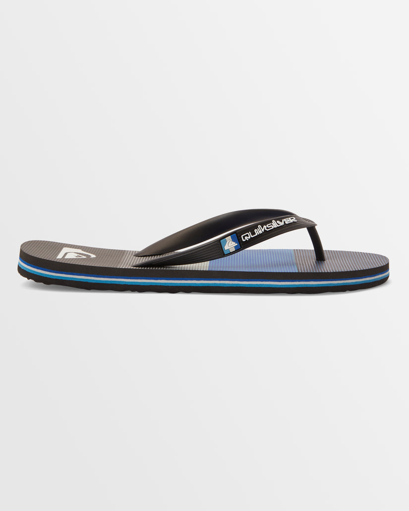 Mens Molokai Stripe Beach Flip-Flops