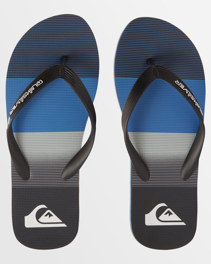 Mens Molokai Stripe Beach Flip-Flops