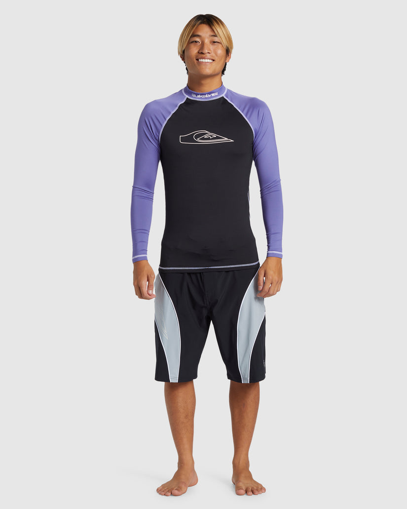 Mens Mercury  Long Sleeves UPF 50 Surf T-shirt