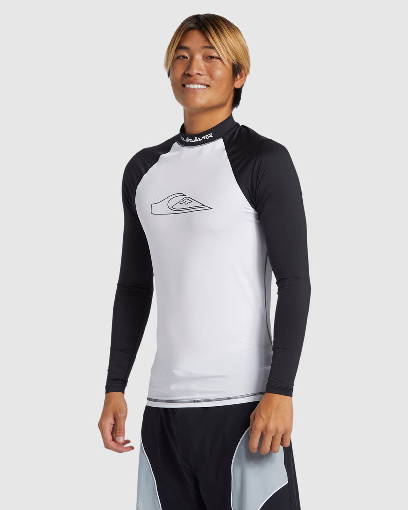 Mens Mercury Long Sleeve Upf 50 Surf T-Shirt