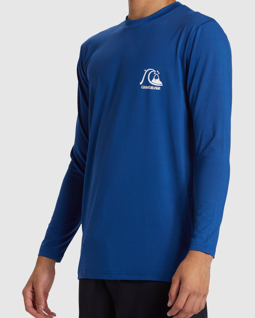 Mens DNA Bubble Logo Long Sleeve Upf 50 Surf T-Shirt