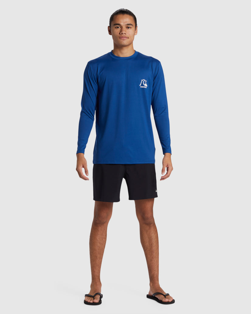 Mens DNA Bubble Logo Long Sleeve Upf 50 Surf T-Shirt