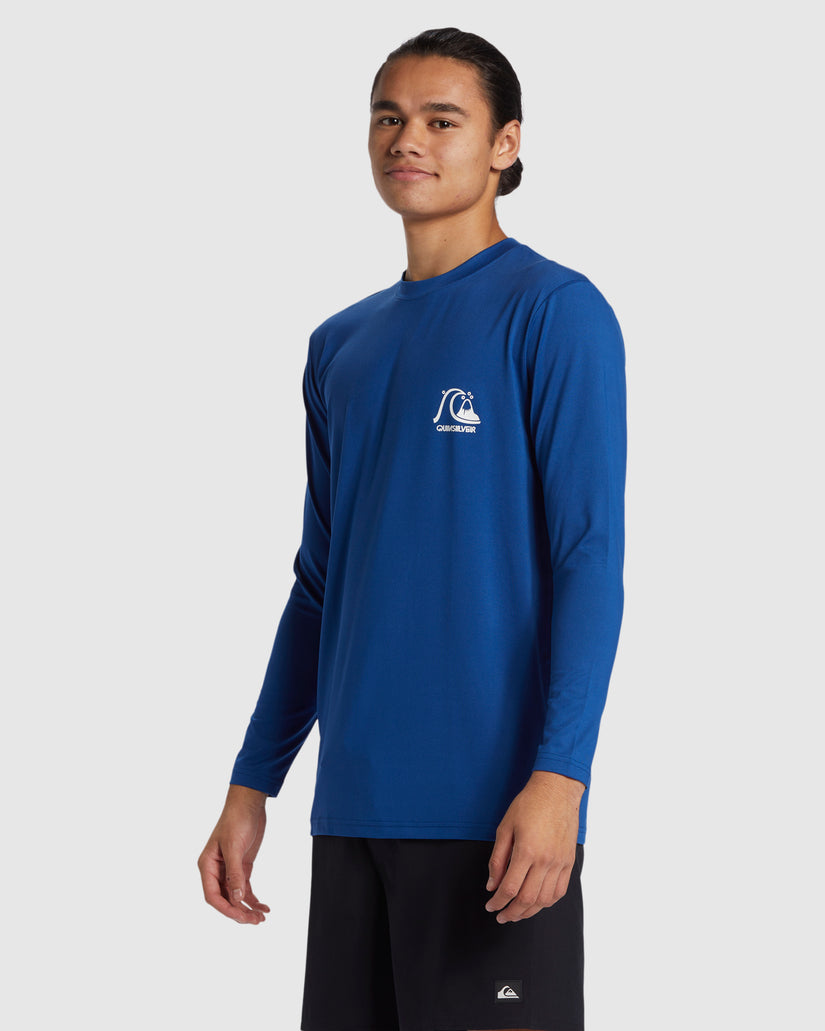 Mens DNA Bubble Logo Long Sleeve Upf 50 Surf T-Shirt