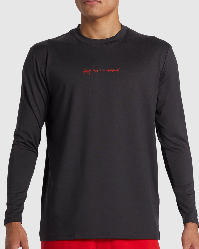 Mens DNA Rushed Long Sleeve Upf 50 Surf T-Shirt