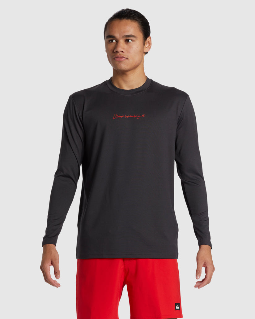 Mens DNA Rushed Long Sleeve Upf 50 Surf T-Shirt