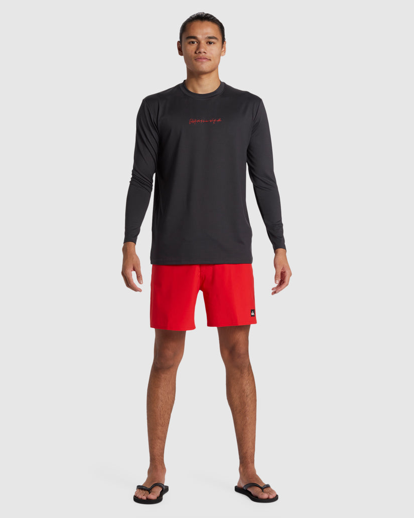 Mens DNA Rushed Long Sleeve Upf 50 Surf T-Shirt