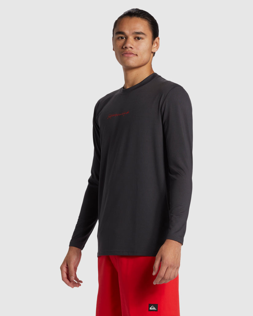 Mens DNA Rushed Long Sleeve Upf 50 Surf T-Shirt