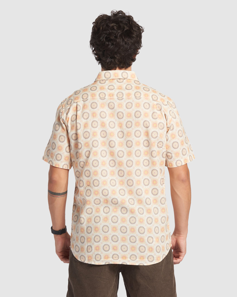 Mens Mandala Short Sleeve Shirt