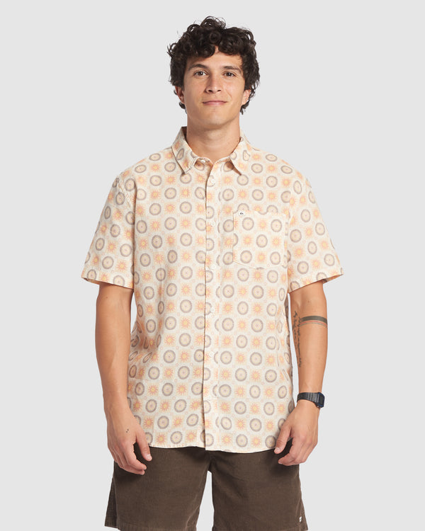 Mens Mandala Short Sleeve Shirt