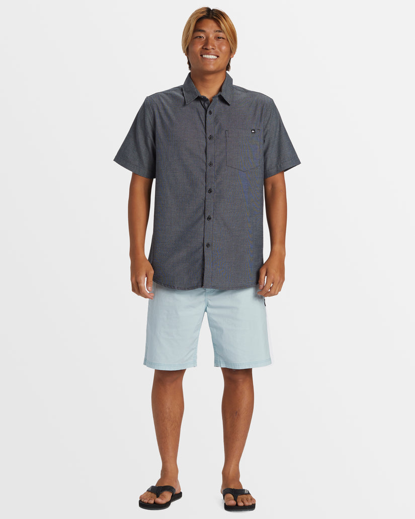 Mens Shoreline Classic Short Sleeve Woven Shirt