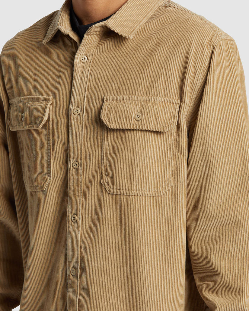 Mens Venture Long Sleeve Corduroy Shirt