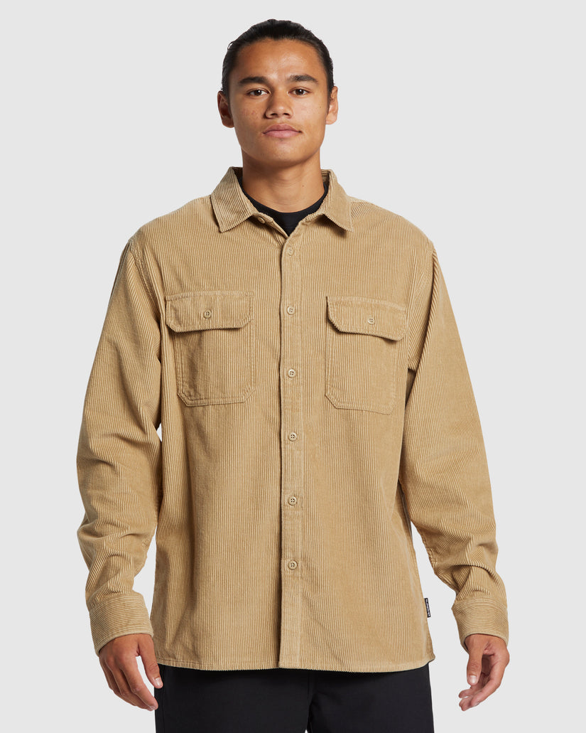 Mens Venture Long Sleeve Corduroy Shirt