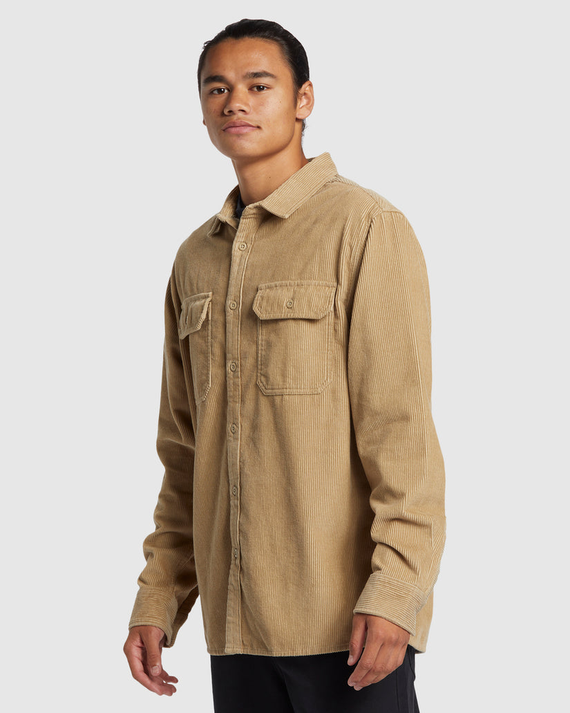 Mens Venture Long Sleeve Corduroy Shirt