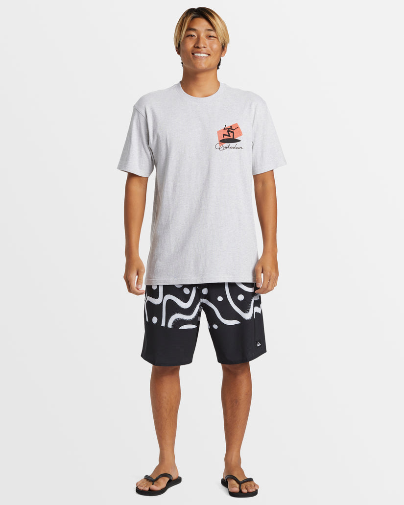 Mens Quik Surfer Short Sleeve T-Shirt