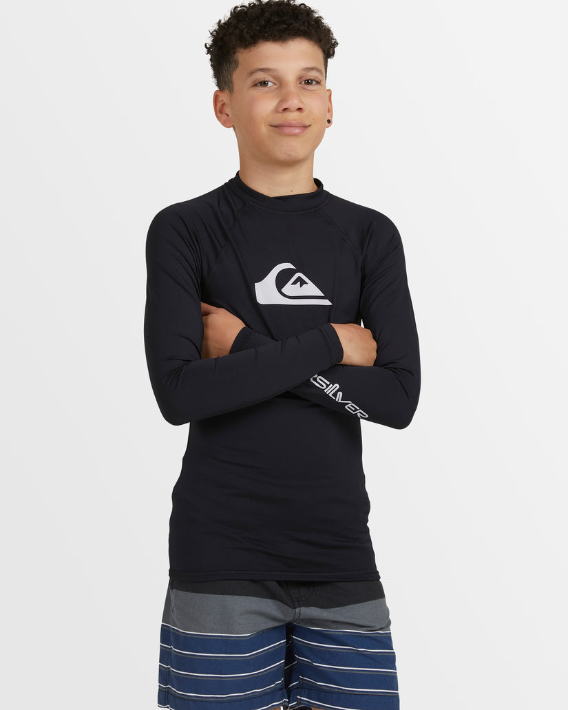 Boys 8-16 All Time Long Sleeve UPF 50 Rash Vest