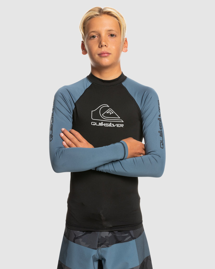 Boys 8-16 On Tour Long Sleeve UPF 50 Rash Vest