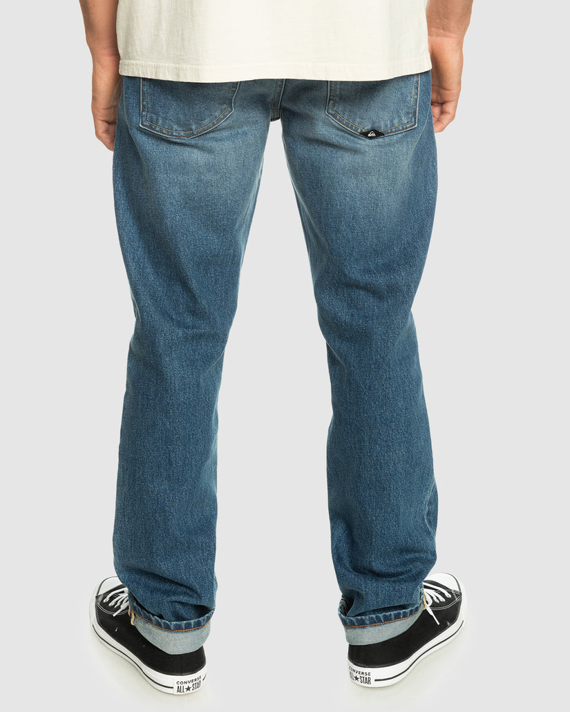 Mens Modern Wave Aged Jeans