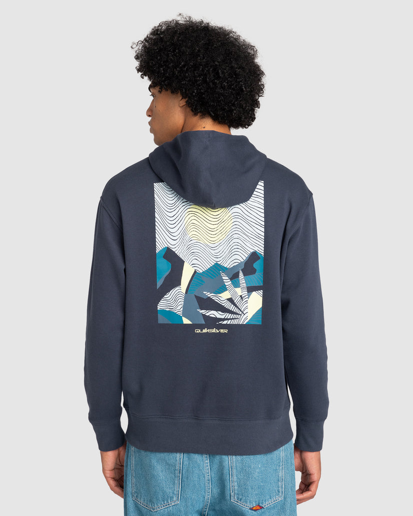 Mens Abstract Nature Pullover Hoodie