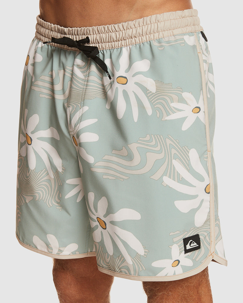 Mens Surfsilk Scallop Volley 17" Swim Shorts