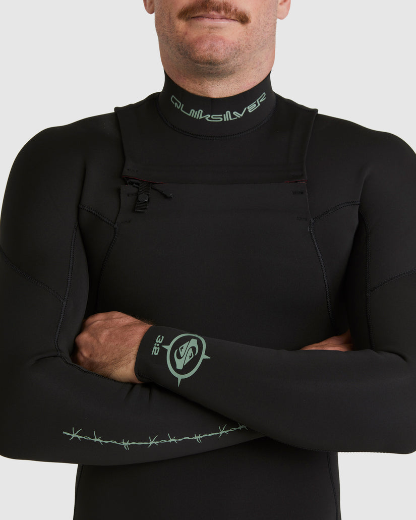 Mens 3/2mm Everyday Sessions Chest Zip Wetsuit