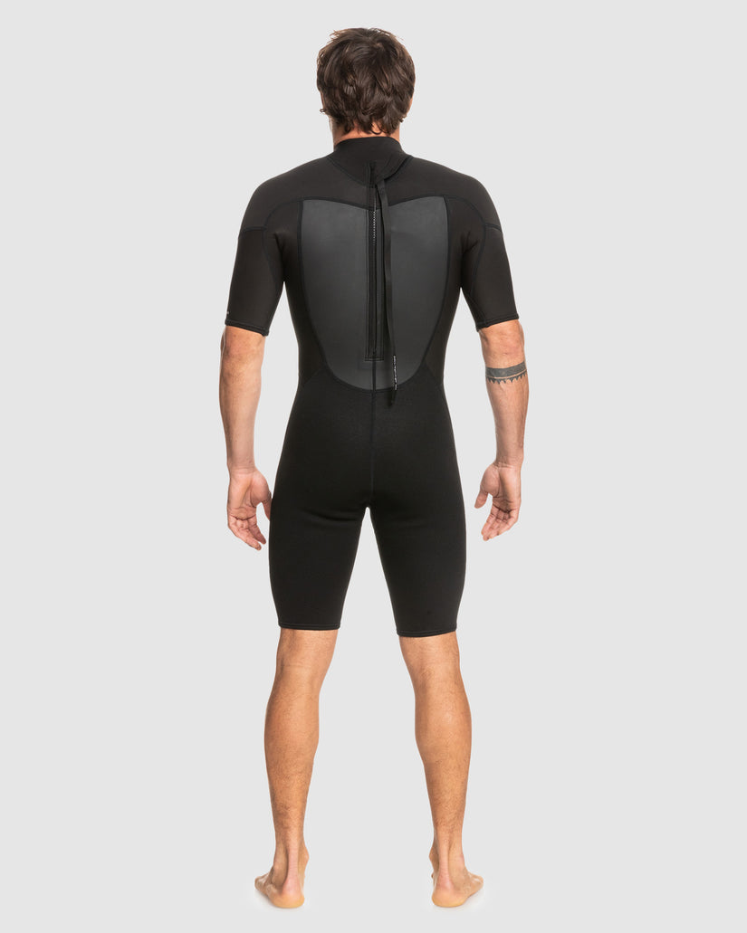 Mens 2/2mm Prologue Short Sleeve Back Zip Springsuit