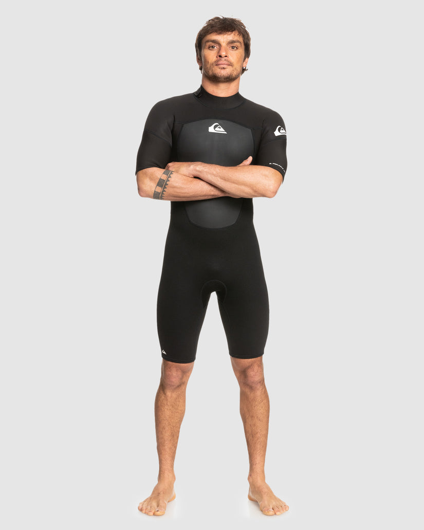 Mens 2/2mm Prologue Short Sleeve Back Zip Springsuit