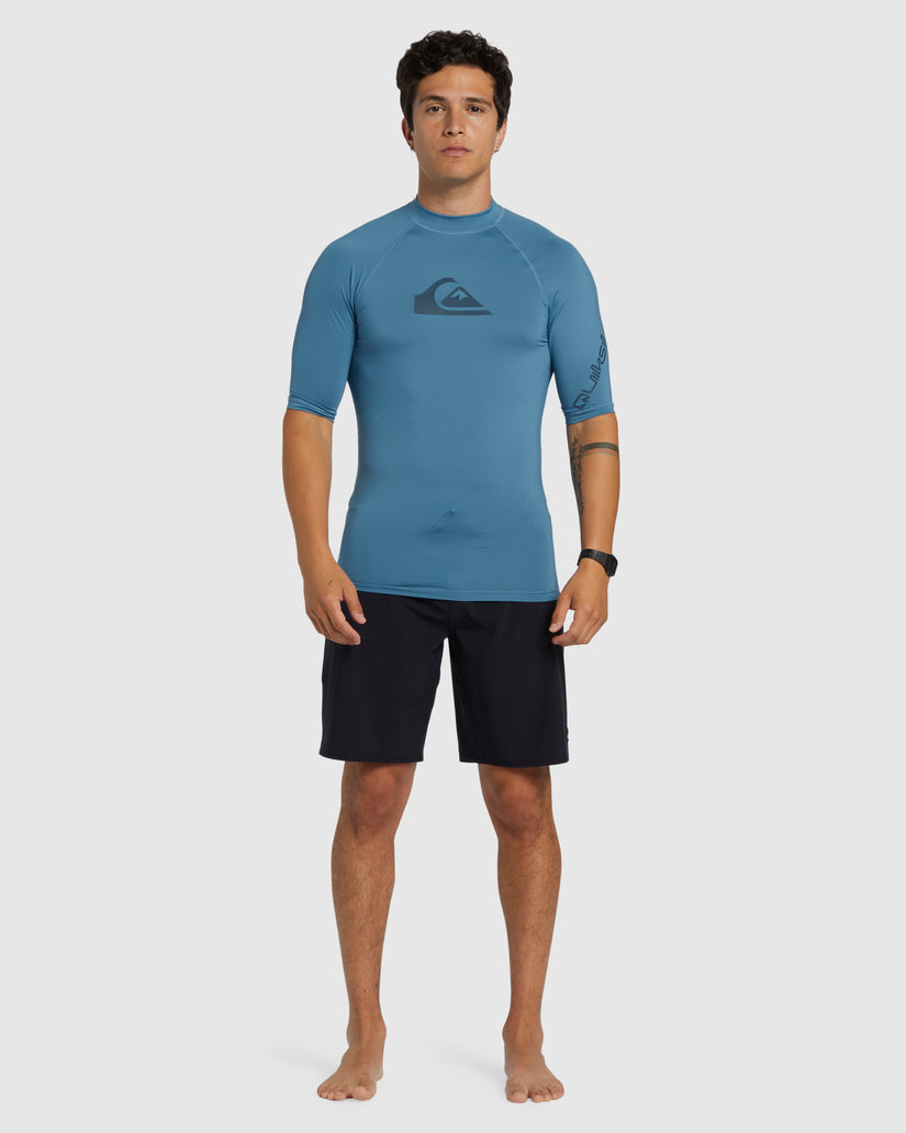 Mens All Time Short Sleeve UPF 50 Rash Vest