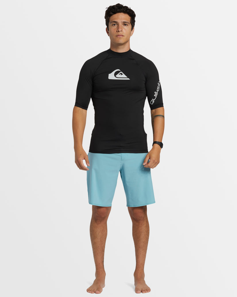 Mens All Time Short Sleeve Upf 50 Rash Vest