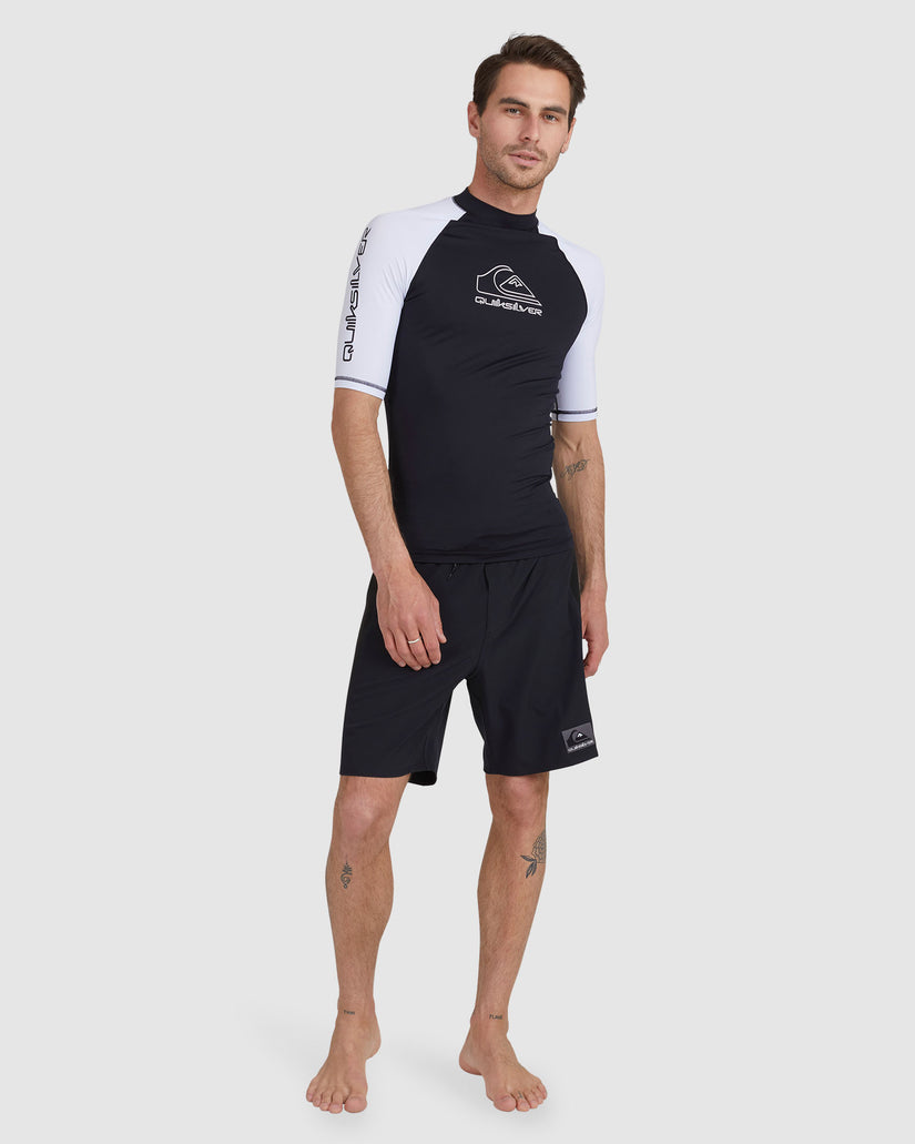 Mens On Tour Short Sleeve Rash Vest