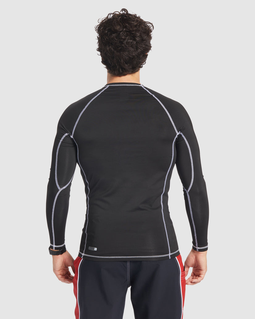 Mens Saturn Protection Long Sleeve Upf 50 Rash Vest